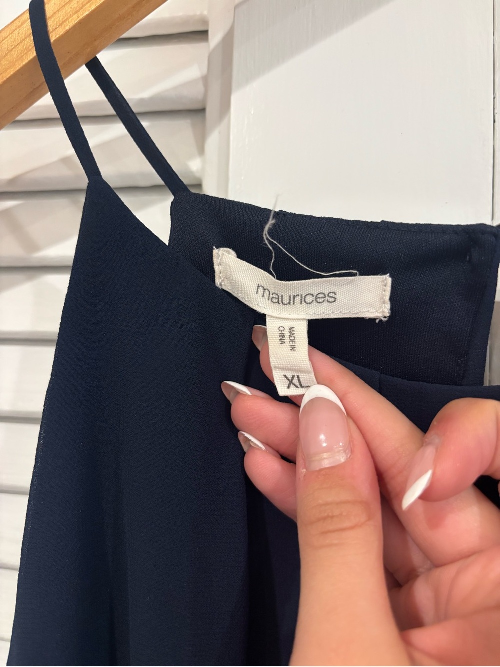 Maurices Navy Spaghetti Strap Dress - Picture 3 of 4